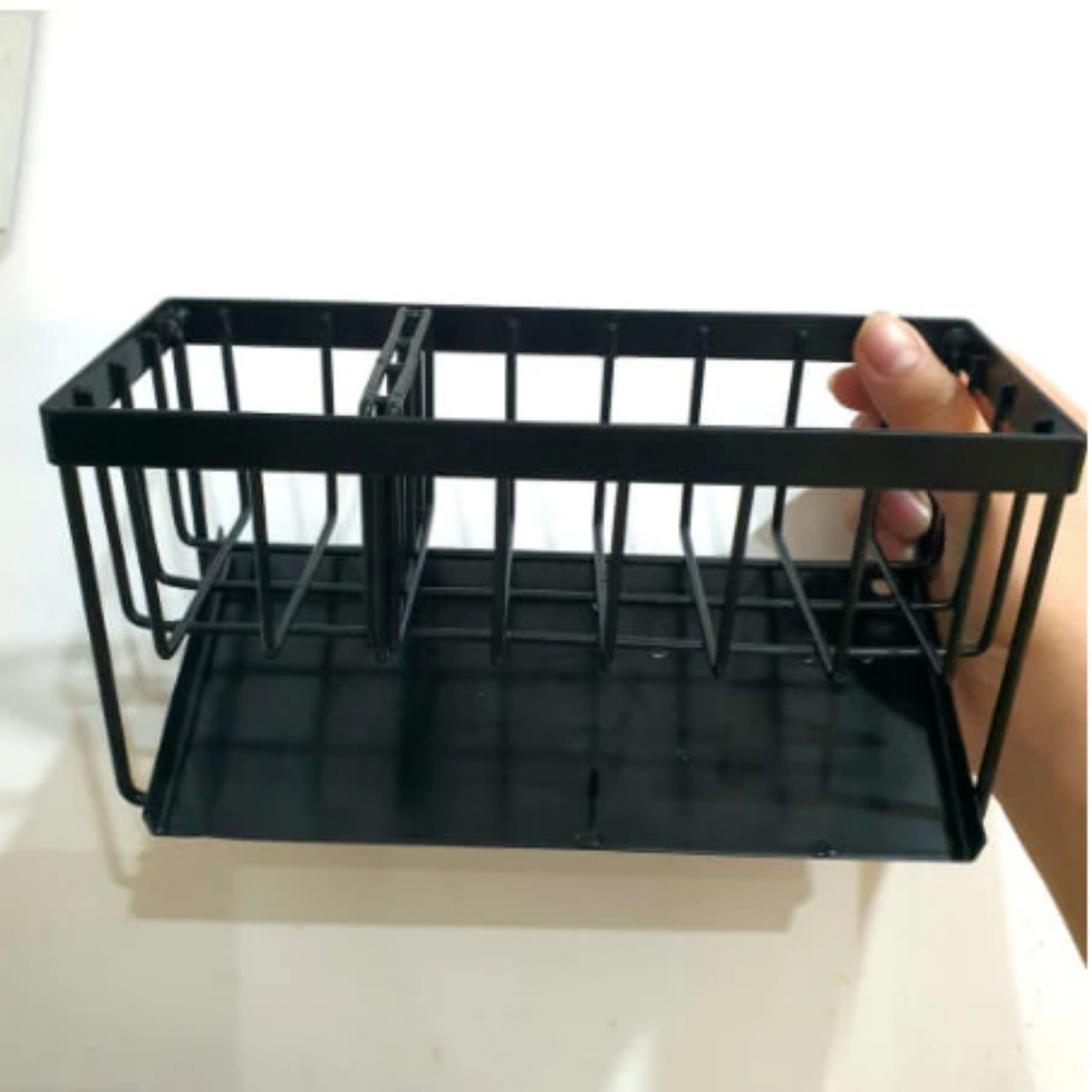 Kệ Để Đồ Rửa Chén Bát Cao Cấp Thép Carbon Dày Dặn Phủ Sơn Tĩnh Điện Chống Rỉ Sét, Chắc Chắn Có Giá Nghiêng Thoát Nước  - HÀNG CHÍNH HÃNG MINIIN