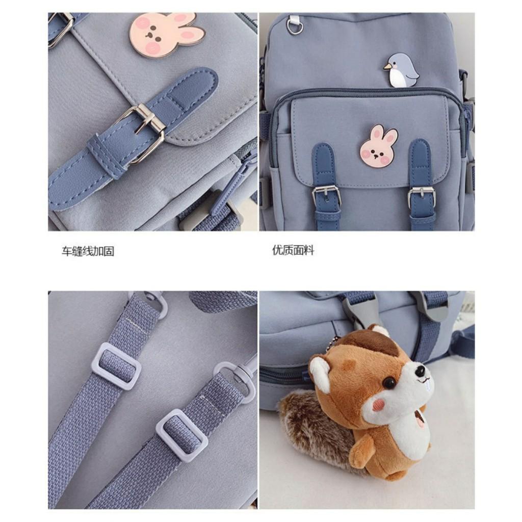 Balo Mini + TẶNG STICKER Balo Ulzzang cao cấp Chống Nước - B06