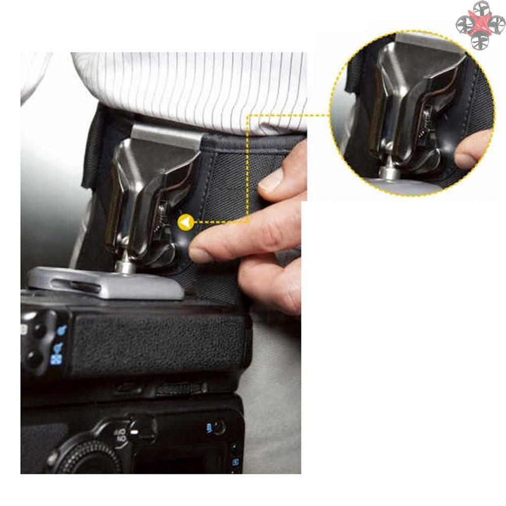 Móc Treo Máy Ảnh Dslr Bằng Hợp Kim Nhôm Gắn Thắt Lưng