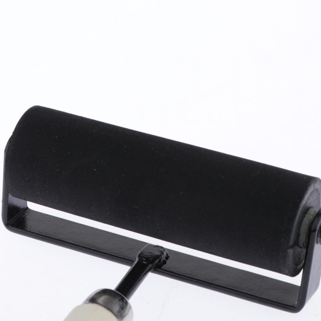 Rubber Brayer Roller for Printing Inks Oil Painting Art Clay Stamping 4in