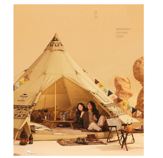 Lều Mông Cổ Glamping Brighten 12.3 NH20ZP005-ĐH (thuộc BST Đôn Hoàng)