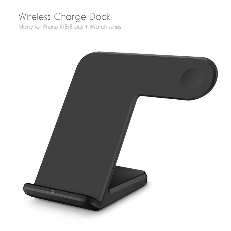 Dock sạc không dây 2in1 cho Iphone AppleWatch và Android