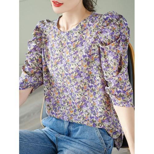 ÁO HOA TAY PHỒNG HOT TREND