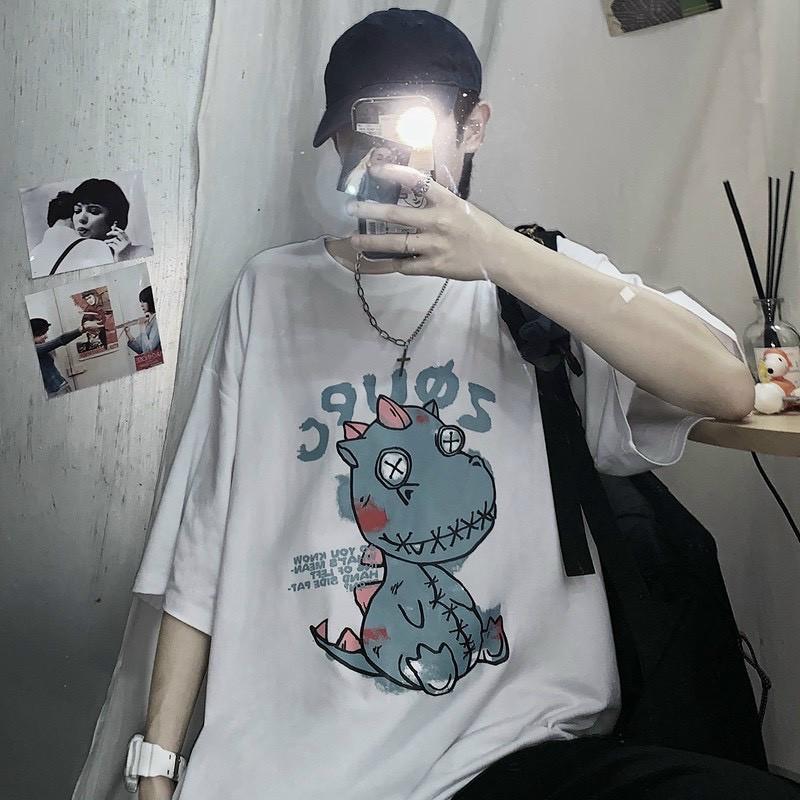Ao Thun Tay Lỡ Unisex Freesize từ 40 đến 70kg