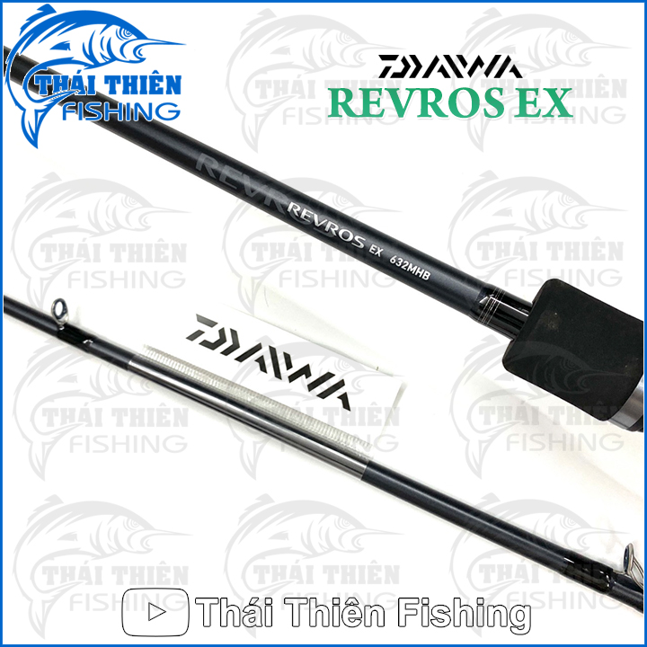 Cần câu Lure Máy Ngang Daiwa Revros Ex 632MHB