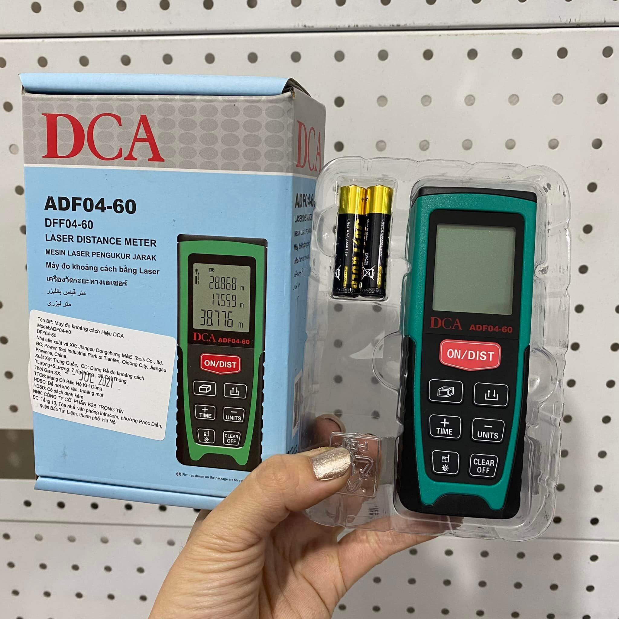 MÁY ĐO KHOẢNG CÁCH TIA LASER 5V DÙNG PIN 1.5V ADF04-60 DCA - HÀNG CHÍNH HÃNG