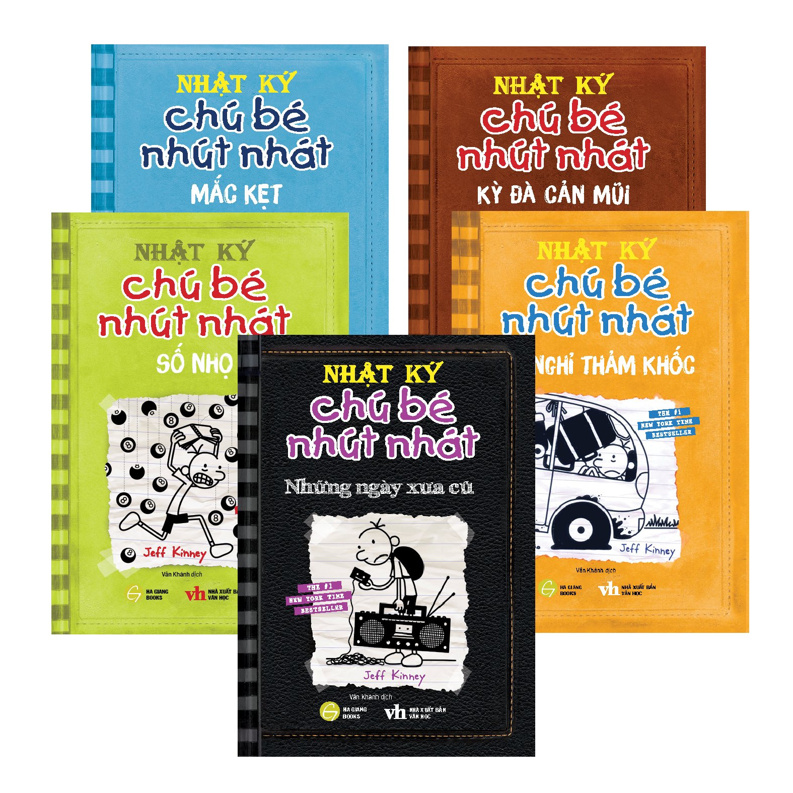 Bộ 5 tập Nhật ký chú bé nhút nhát - Phiên bản Tiếng Việt