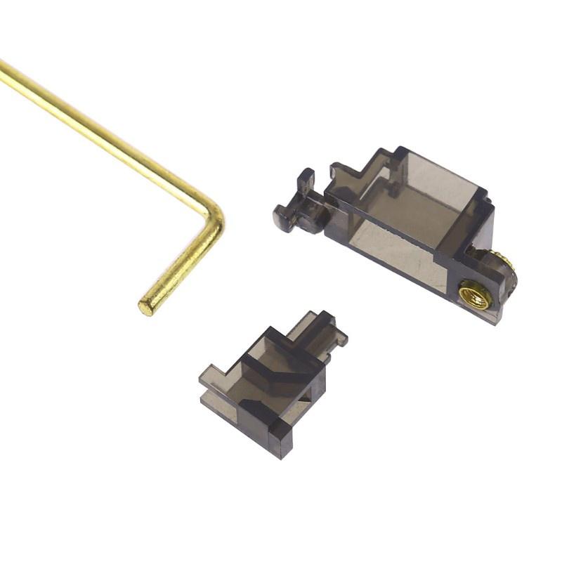 HSV Mechanical Keyboard PCBs Mount Screw-in Stabilizers Gray Clear Gold Plated Satellite Axis 6.25u 2u Keycap Stabilizers