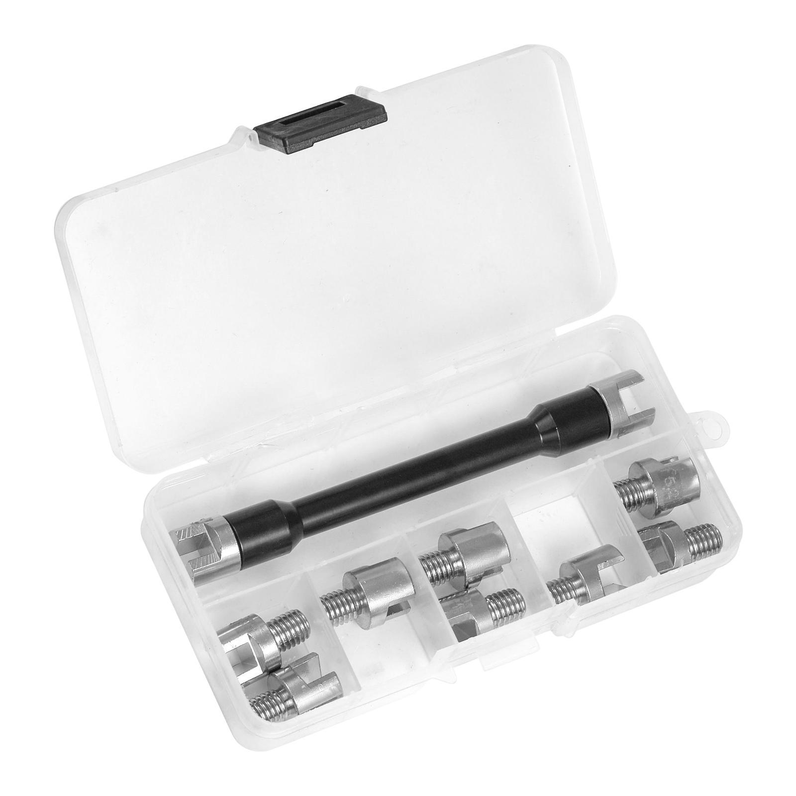 Spoke Spanner Wrench Adjust Rim Tension with Dustproof Box Steel