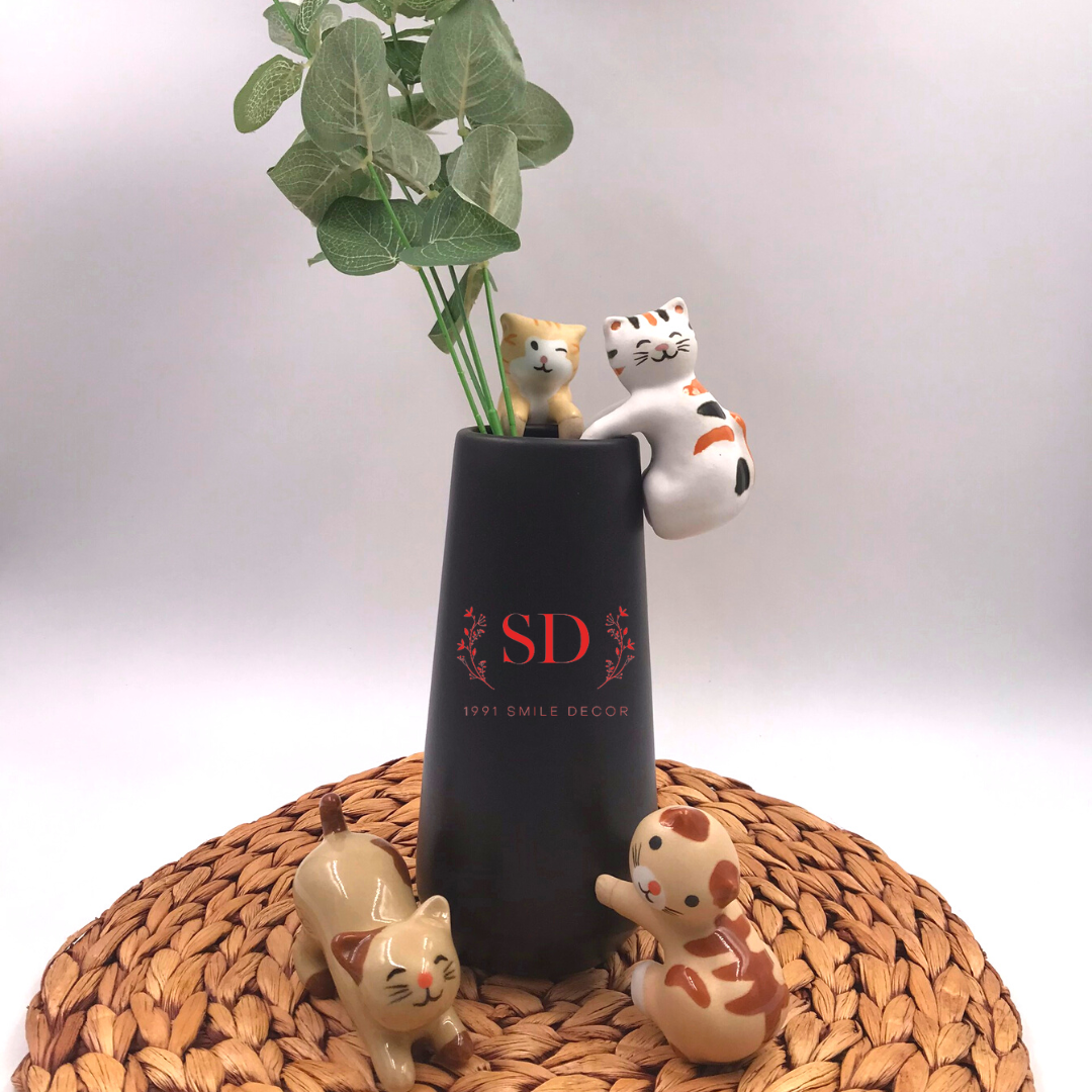 Mèo treo bằng gốm trang trí, làm quà tặng (Hàng xuất khẩu
