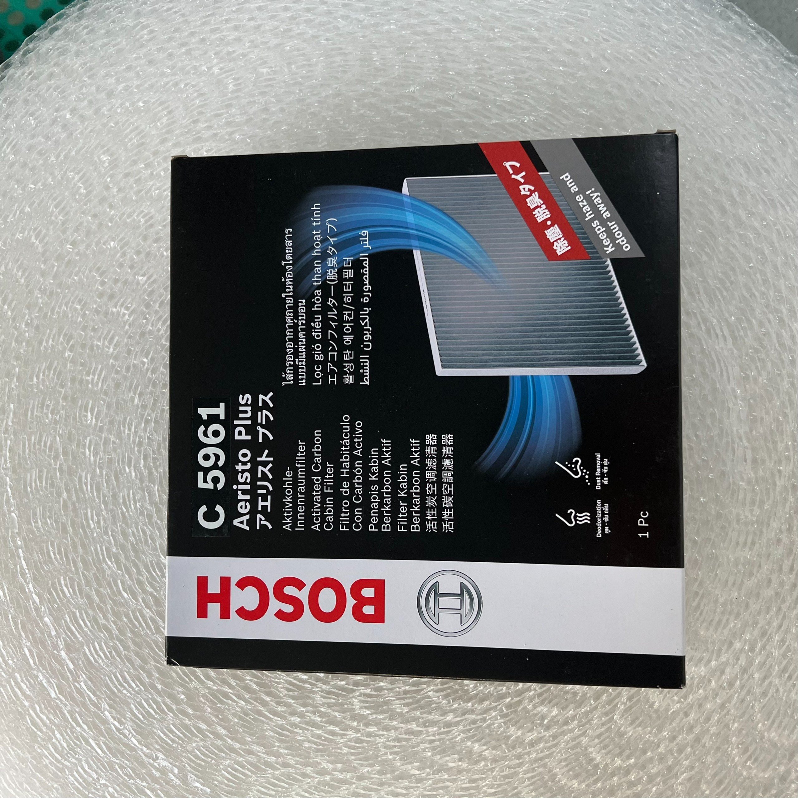 Lọc Gió Điều Hòa Than Hoạt Tính / BOSCH / Aeristo Plus / C5961 Dành Cho Xe Mazda CX5 (11- ), Mazda 3 ( 13- 18)