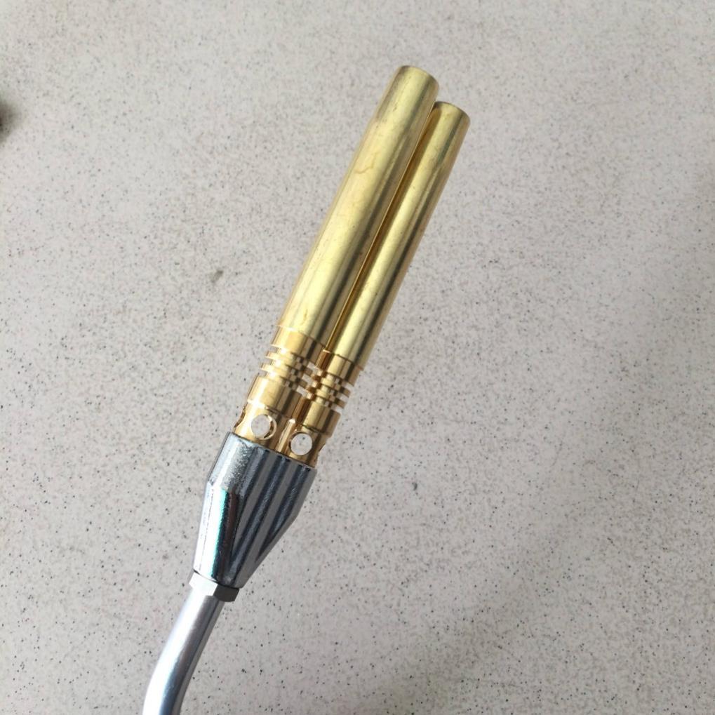 Đèn khò đôi đầu khò gas mini bằng đồng 2 đầu đôi KOVEA KT-2108 - hai mỏ Kovea
