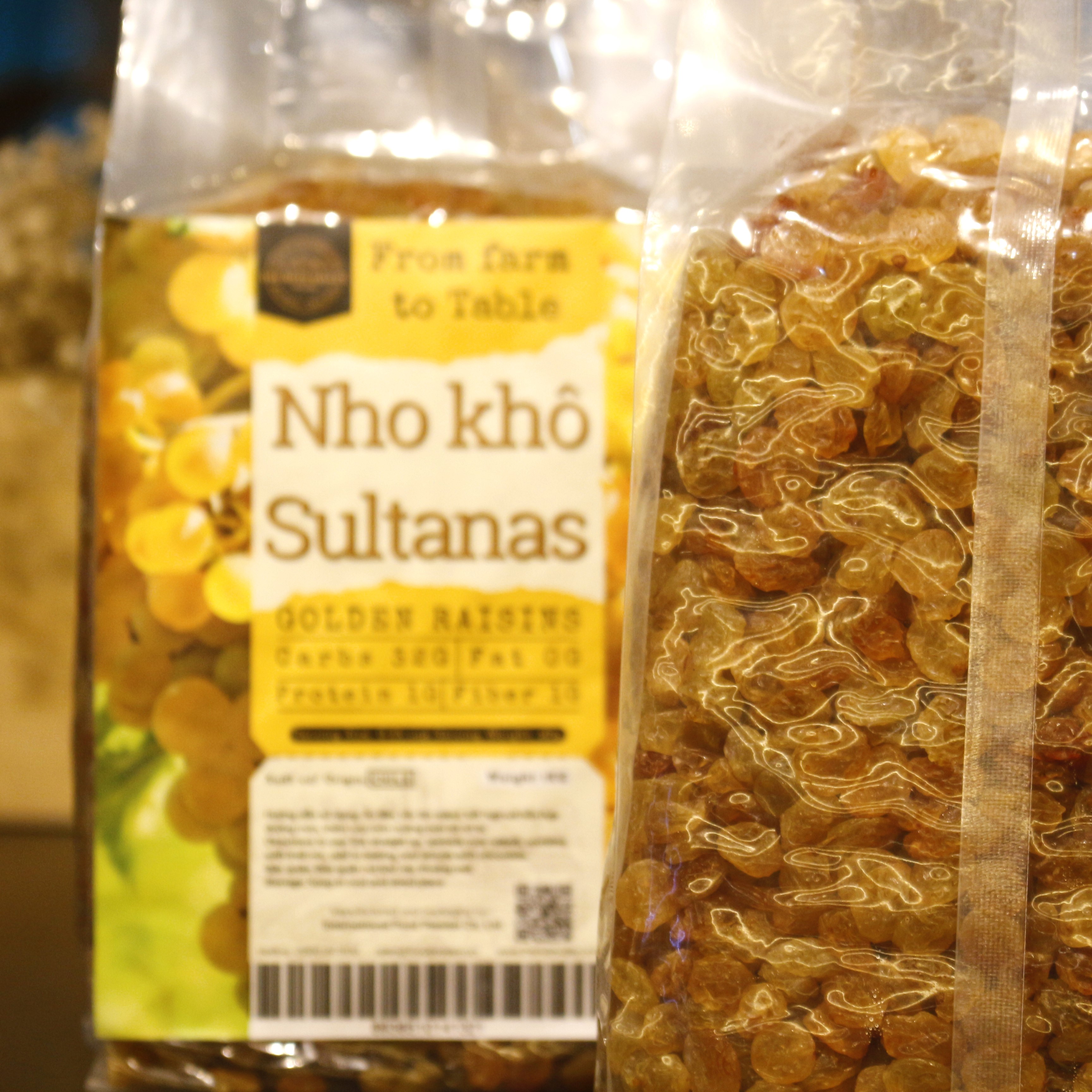 Nho Khô Sultana Hàng Nhập Khẩu Chile