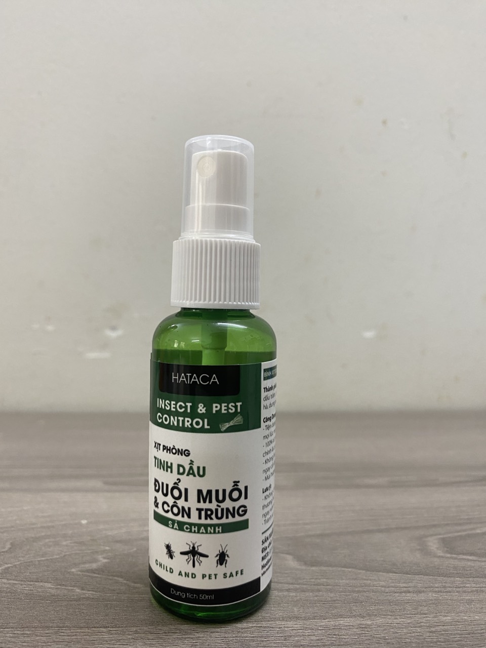 Bình xịt muỗi, côn trùng Hataca -100% thiên nhiên