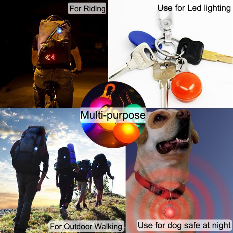 Đèn LED móc vòng cổ cho chó mèo chống lạc