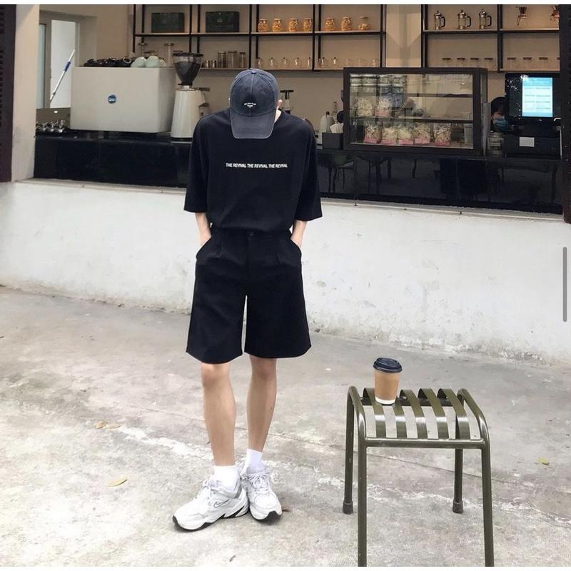 Set áo thun và quần short tây