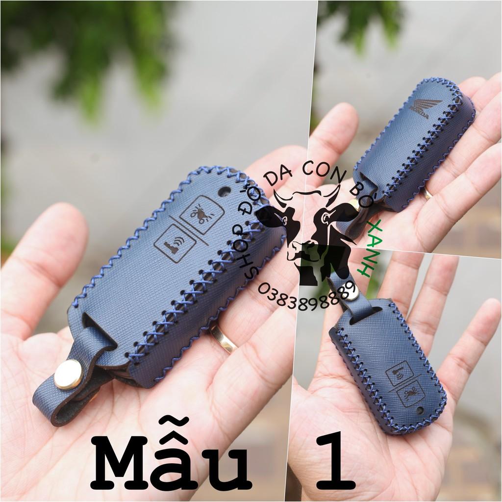 Bao da dành cho Chìa Khóa Honda Lead, Air Blade, Vision, Vario, Click handmade da thật
