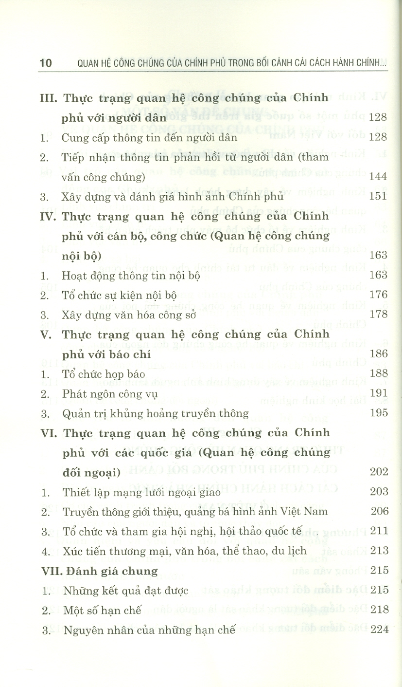 Quan Hệ Công Chúng Của Chính Phủ Trong Bối Cảnh Cải Cách Hành Chính Nhà Nước Ở Việt Nam