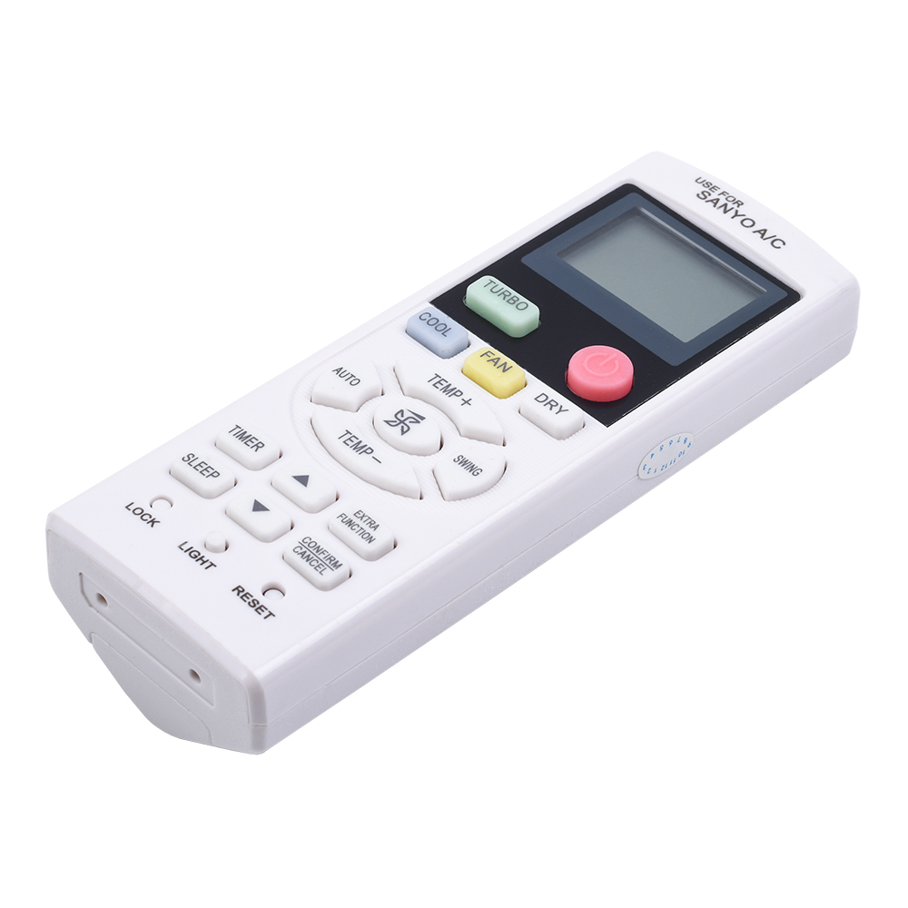 Remote điều khiển cho điều hoà Sanyo phím bấm cao su mềm nhạy, vỏ nhựa cao cấp