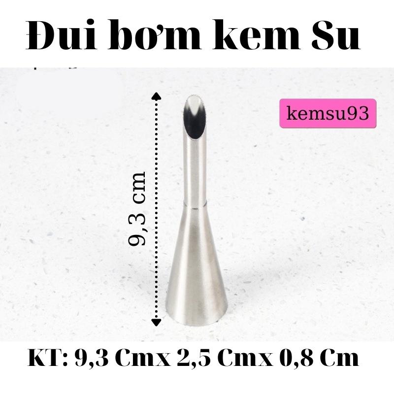 Đui Bắt Kem Su Làm Bánh 3 Kích Cỡ Bằng Thép Không Gỉ Cao Cấp - KEMSU