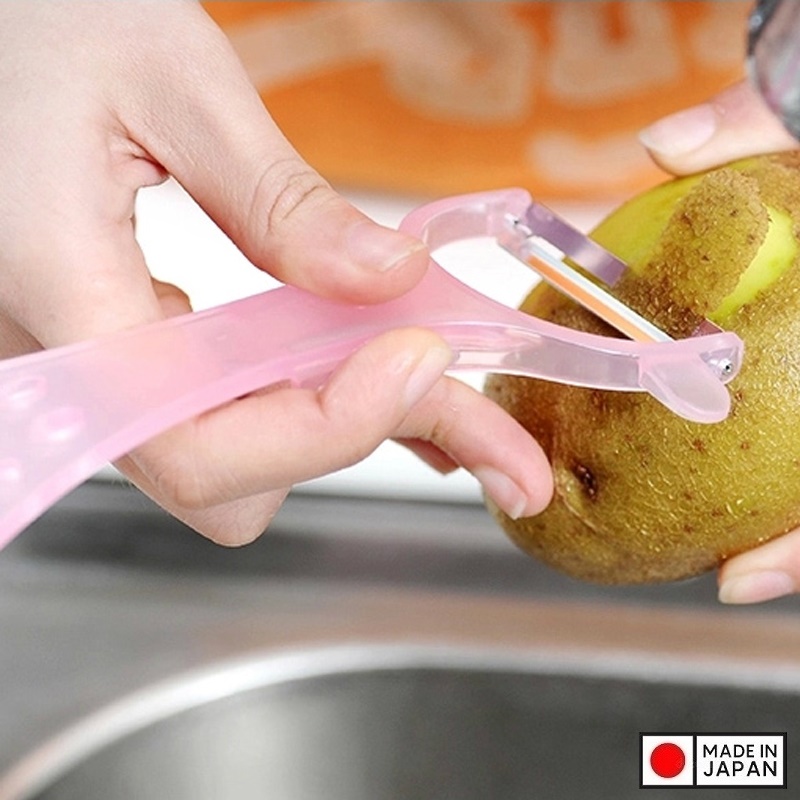 Dụng cụ bào, gọt vỏ trái cây Echo Rappy Peeler - Hàng nội địa Nhật Bản |#Made in Japan|