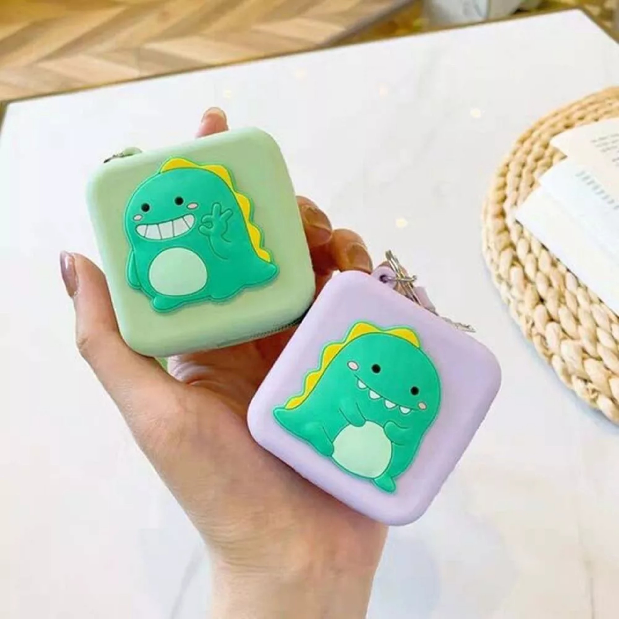 Túi Đựng Dành cho Airpods, Móc Khóa, Ví Nhỏ Hình Thú Cute