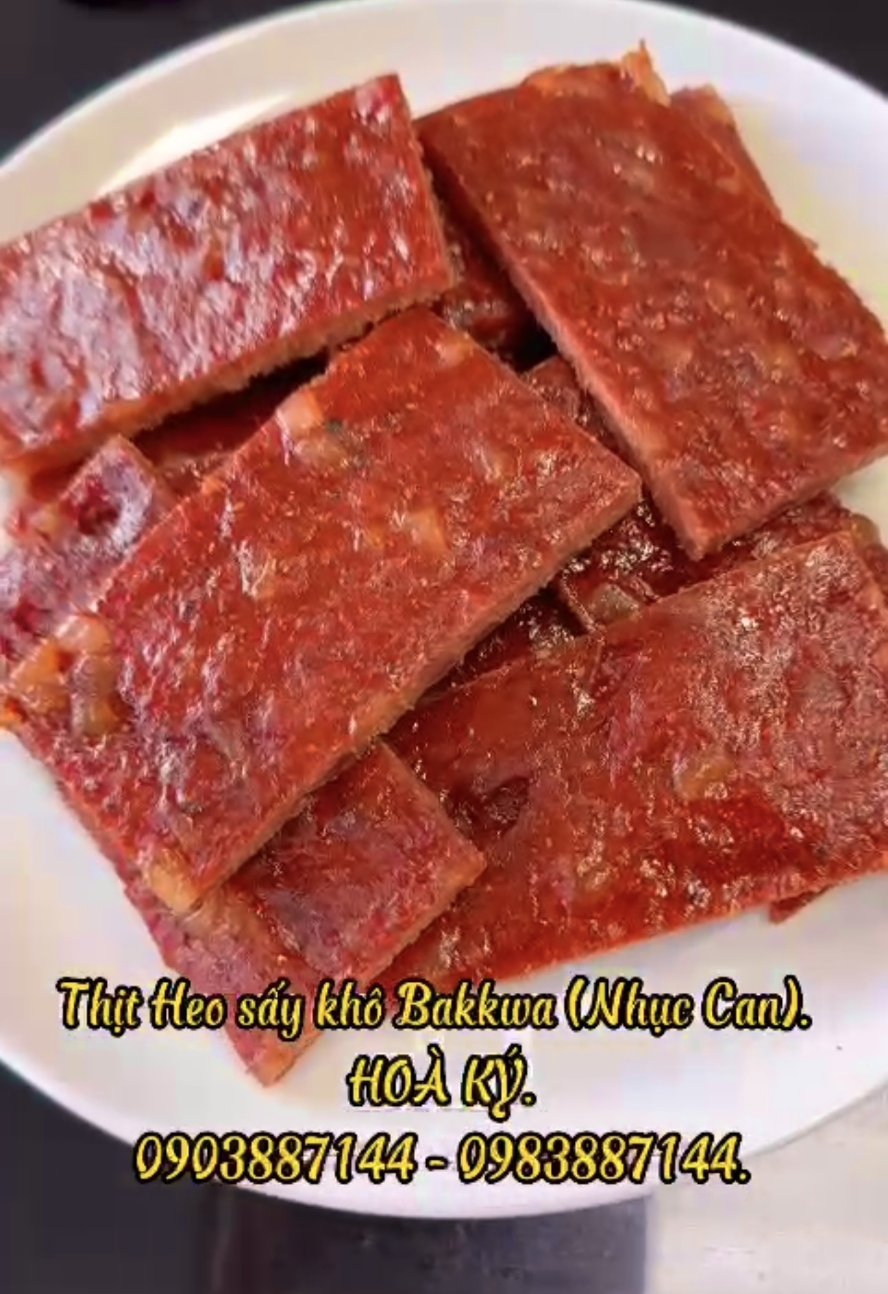 Thịt heo sấy Bakkwa 500gr