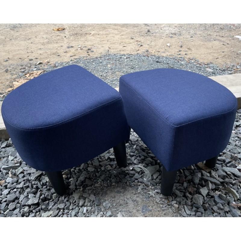 Ghế đôn sofa Bed màu Xanh Navy - Bộ 2 ghế đôn - Hàng lắp ráp