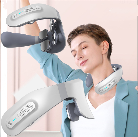 MÁY MASSAGE CỔ VAI GÁY CÓ SƯỞI ẤM REMOTE ĐIỀU KHIỂN ADALWEN SCHÖNHEITSSALON công nghệ ĐỨC