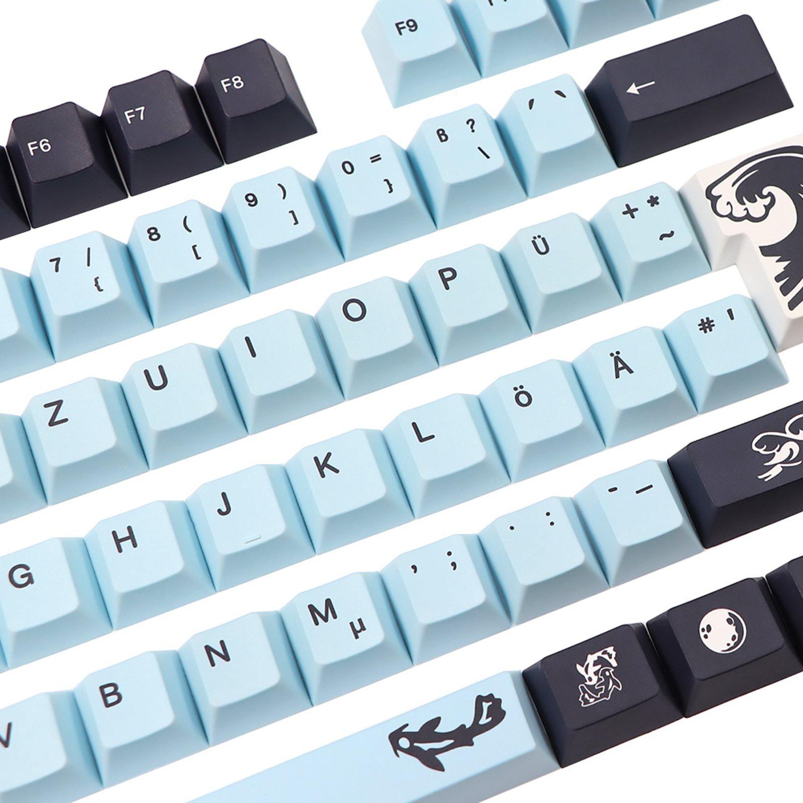 134 Key Mechanical Keyboard PBT Dustproof for