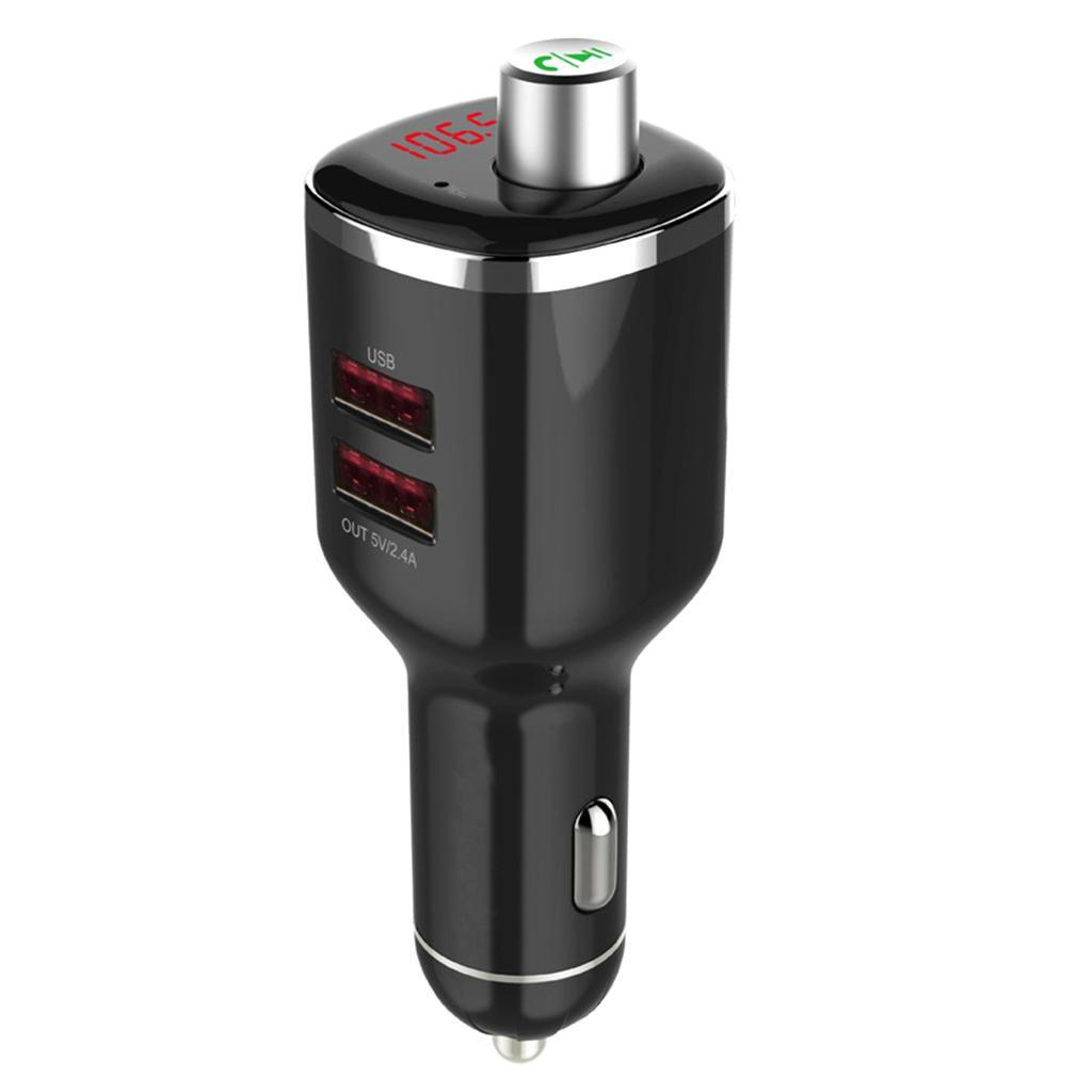 Dual USB DC 5V 3.1A Car Charger Adapter Voltage Tester For iPhone Samsung