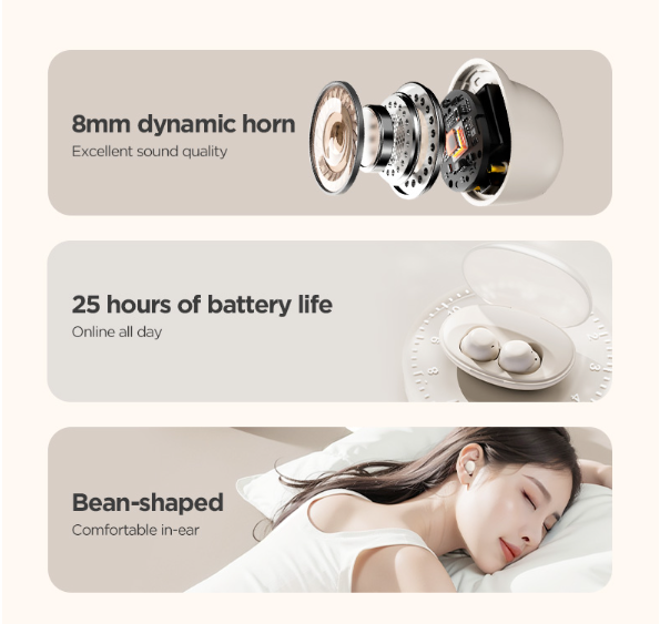 Tai nghe không dây Bluetooth Pisen C3 (BHD-TW10) - Hàng chính hãng