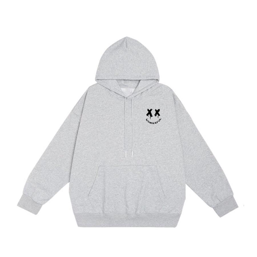 Áo mũ Hoodie Unisex MonsterX XX Wonder form rộng 5 màu nỉ bông cặp đôi nam nữ Oversize Ulzzang thu đông