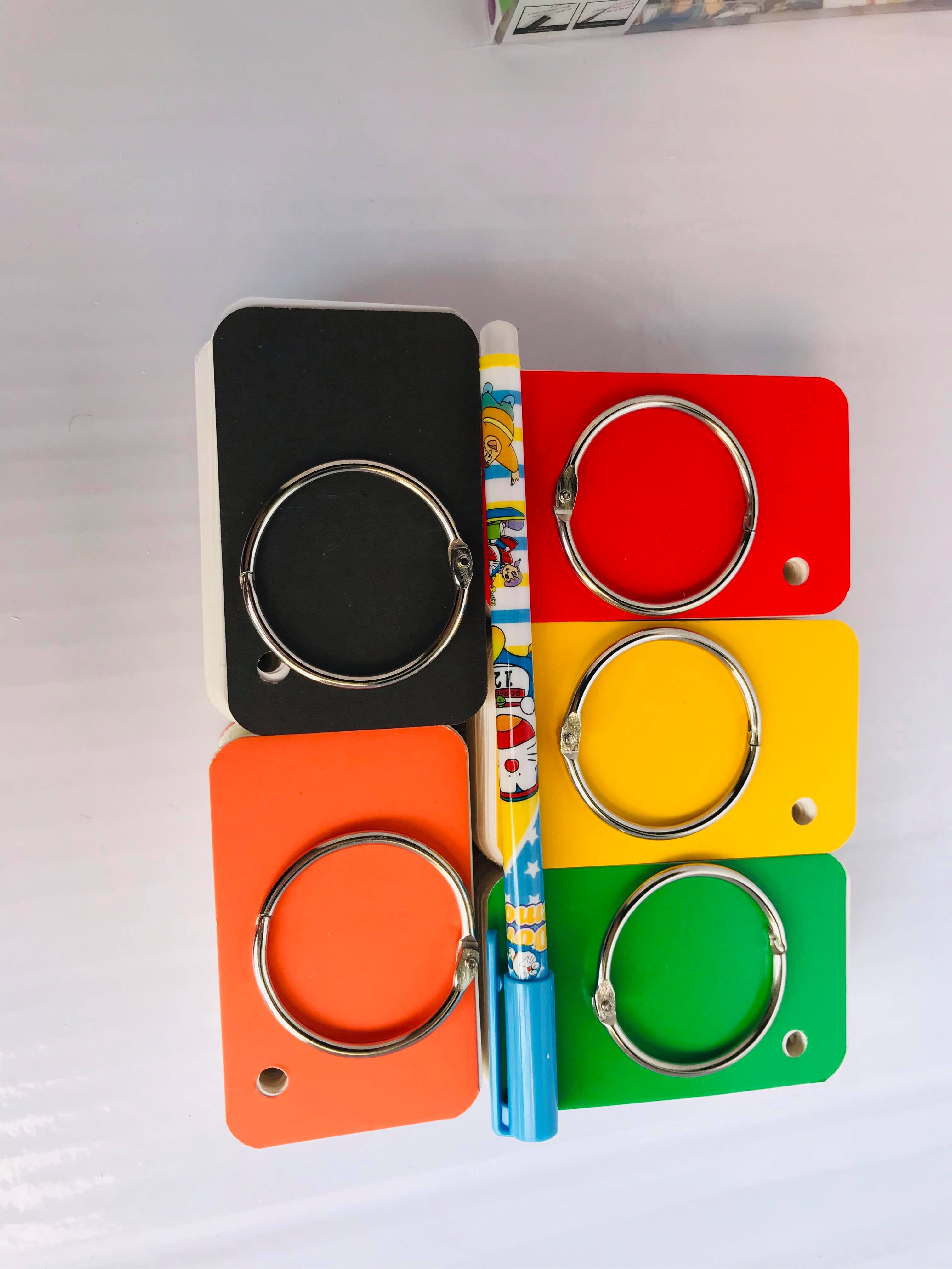 5 bộ flashcard trắng tặng kèm bút thần kỳ dễ thương
