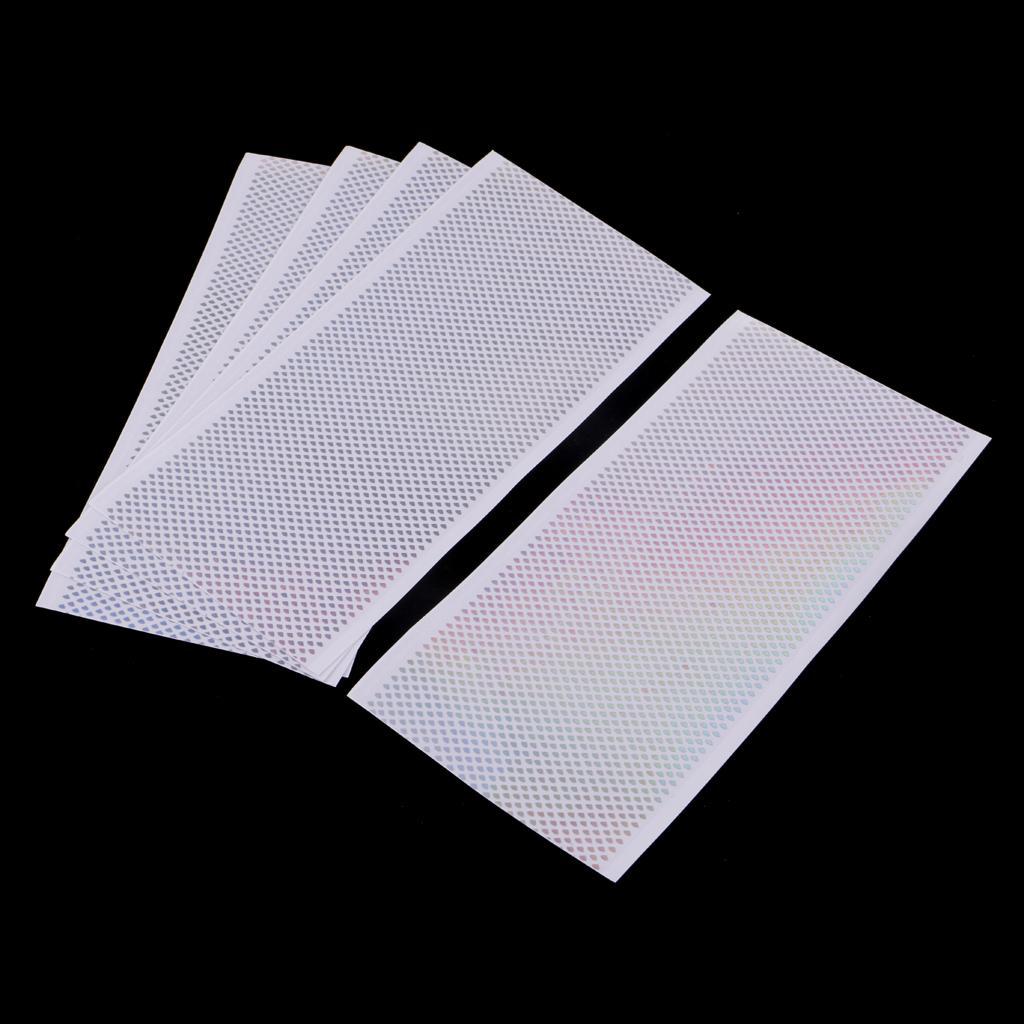 5pcs Fishing Lure Tape Fish Scales Holographic Reflective DIY Tackle Craft