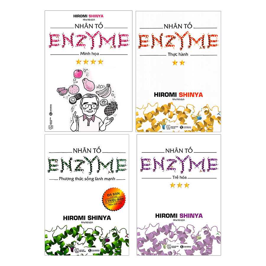 Nhân Tố Enzyme (Trọn Bộ 4 Cuốn) - Tái Bản