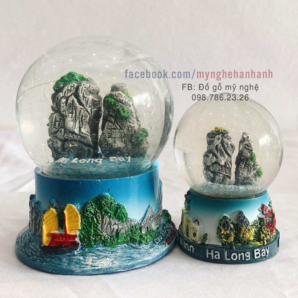 Quả cầu tuyết ღ Quà tặng lưu niệm phong cảnh Việt Nam ღ Crystal Ball