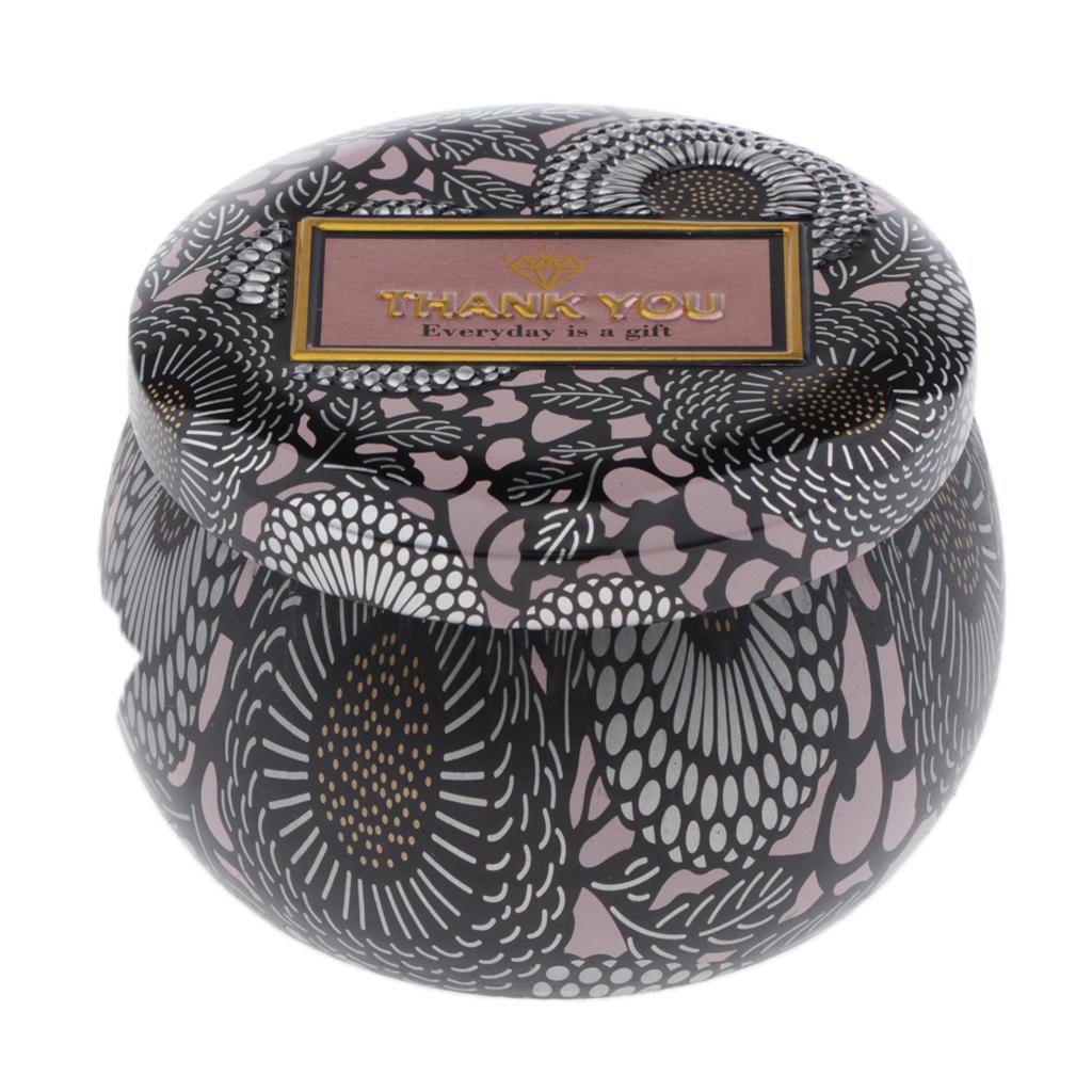 Scented Candles, Wax Soy Candles in Portable Metallic Tins, Strongly Scented for Aromatherapy, Option and Portable Travel Supplies