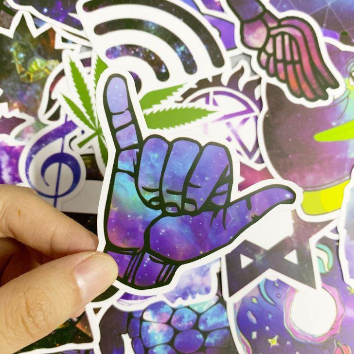 Sticker dán cao cấp GALAXY Cực COOL ms#17