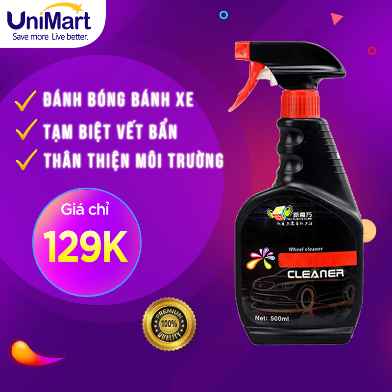 Chai Xịt Làm Sạch Đánh Bóng Bánh Xe