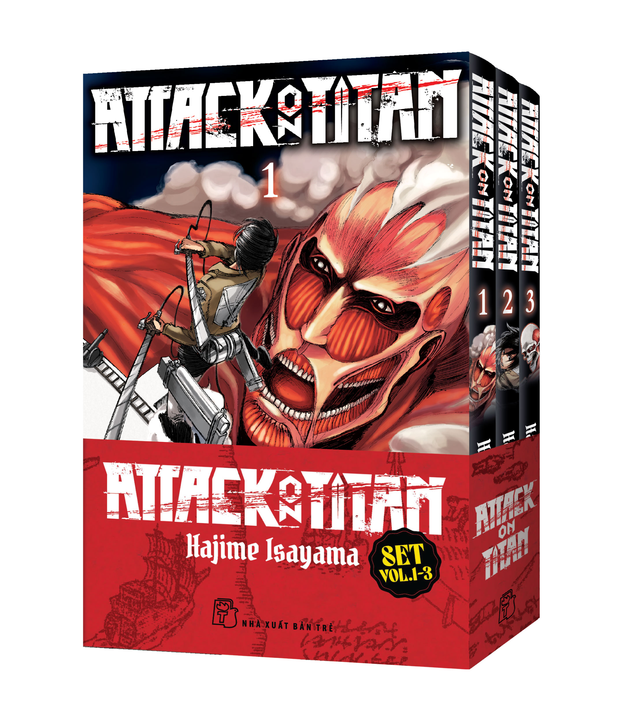 Series các tập ATTACK ON TITAN - Combo tập 1-2-3