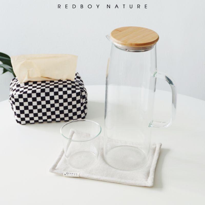 Miếng lót ly vải linen size lớn