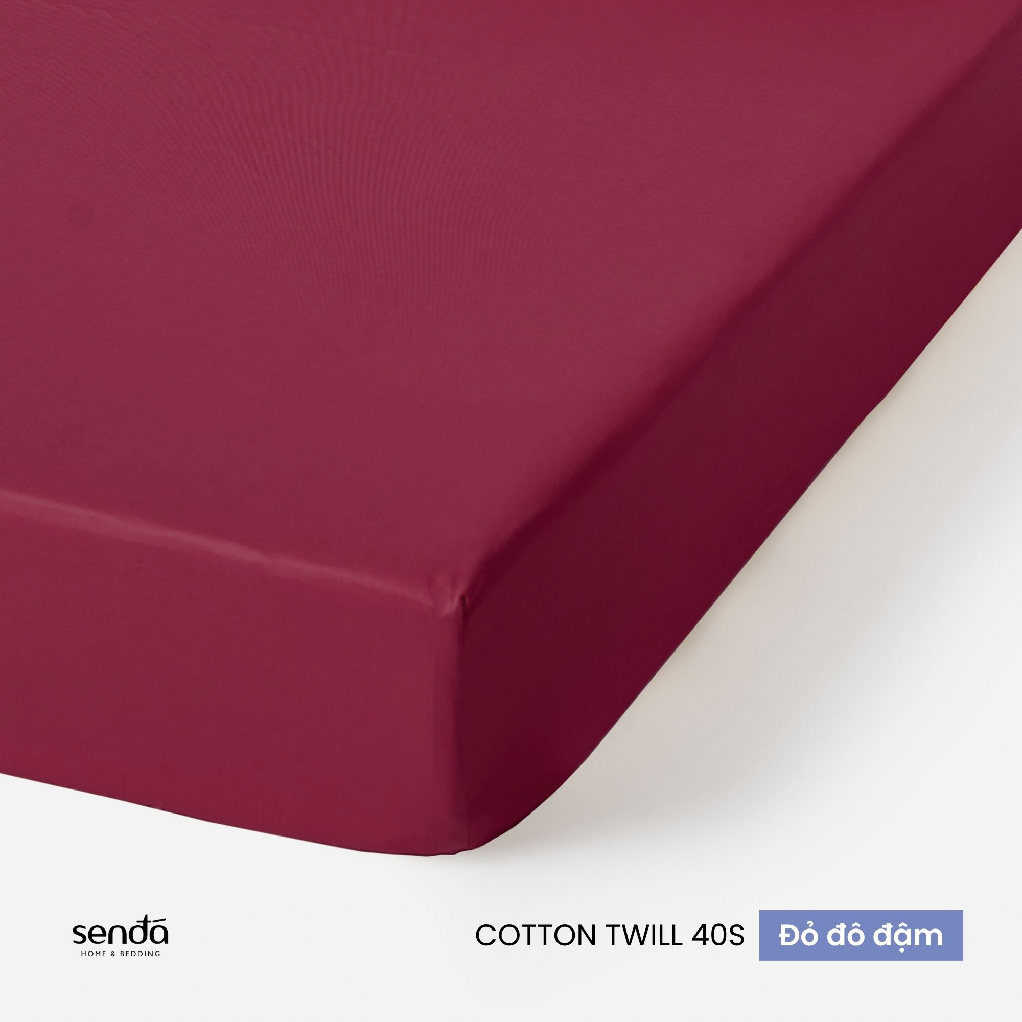 Ga giường 1m6x2m Cotton Twill Hàn Quốc Sen Đá Home Bedding cao cấp trơn màu, drap bo chun lụa trải nệm, ra đệm 1m6 x 2m