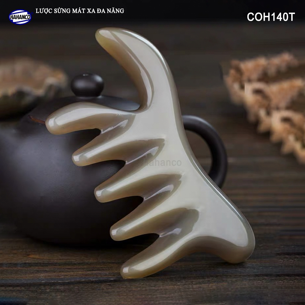 Lược sừng đa năng thần thánh (Size: M - 11cm) Mát xa làm đẹp
