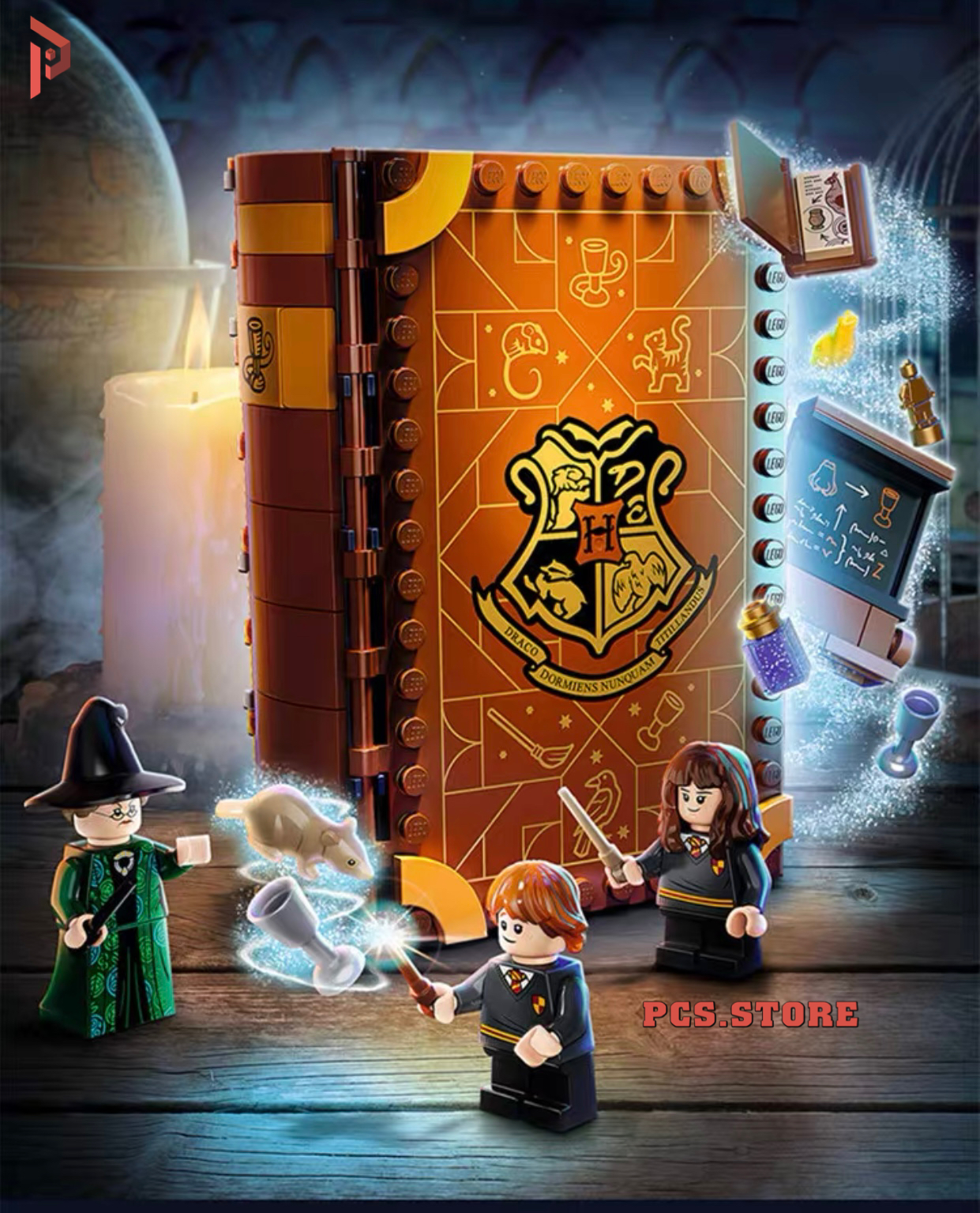 Đồ Chơi Lắp Ráp Mô Hình Sách Harry Potter Lớp Học Phép Thuật Hogwarts Moments - PCS STORE