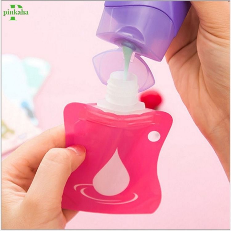 Túi Chiết Mỹ Phẩm Dễ Thương Hình Trái Cây Mini Tiện Lợi Đi Du Lịch, Đi Bơi 30ml Pinkaha