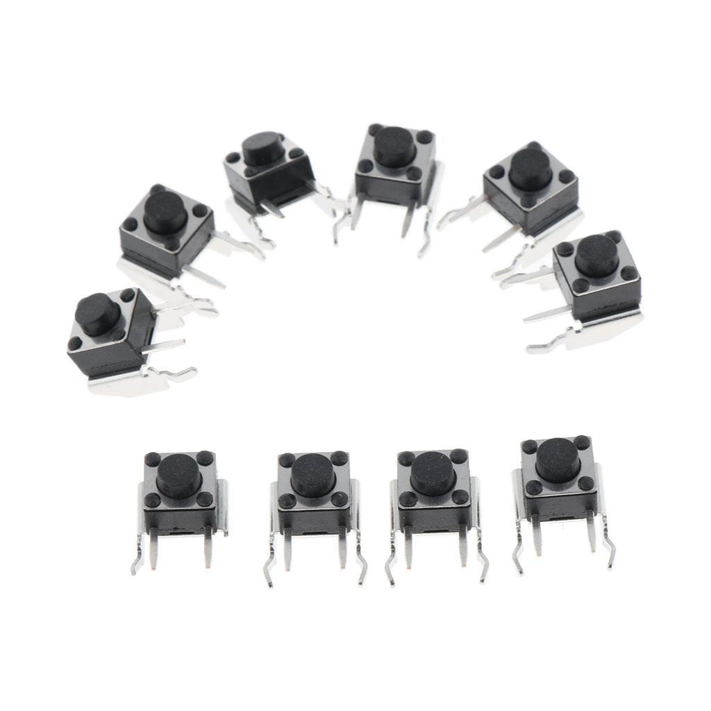 10 Tactile Switch Bumper Button For Controller White