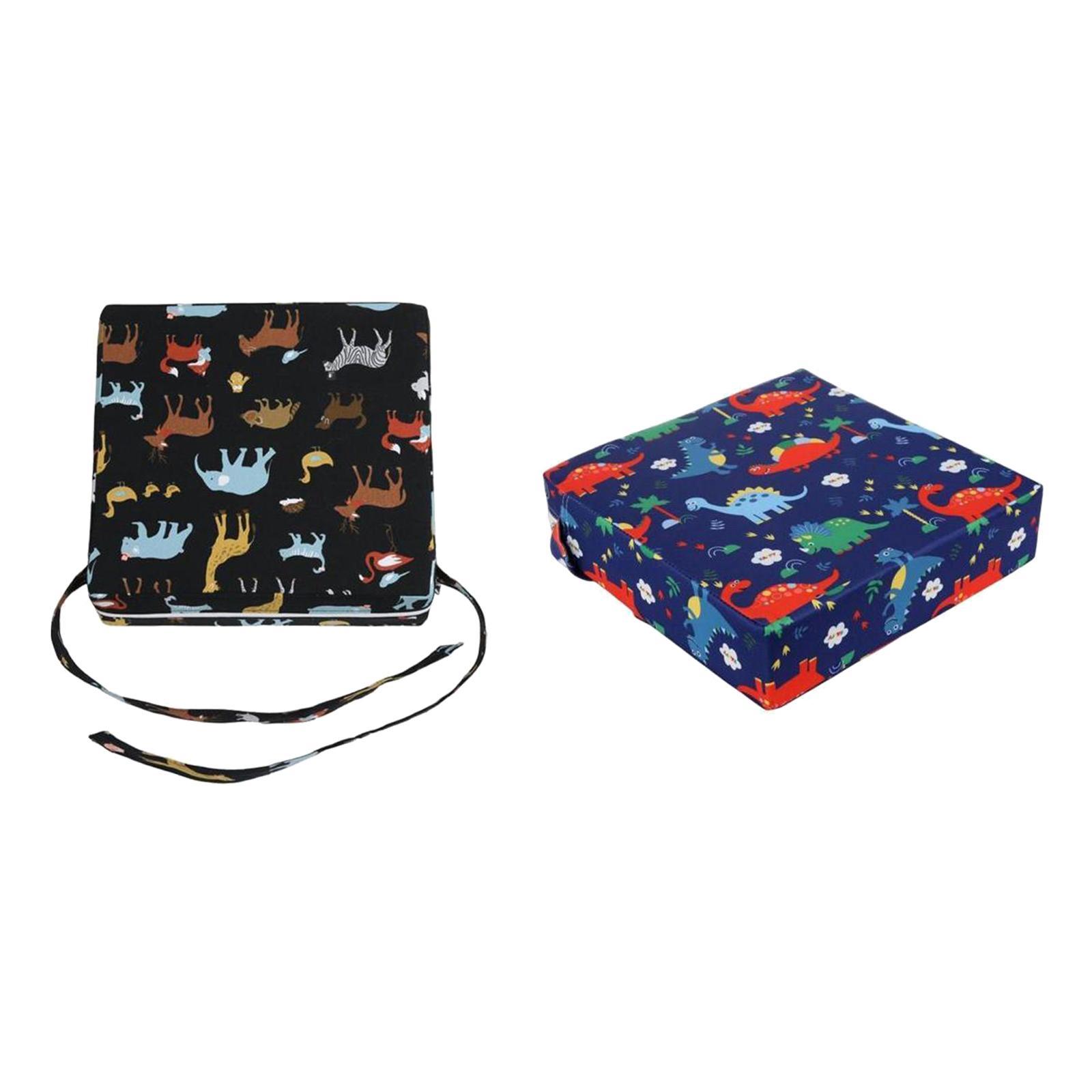2Pcs Portable Dining Chair Cushion Baby Chair Seat