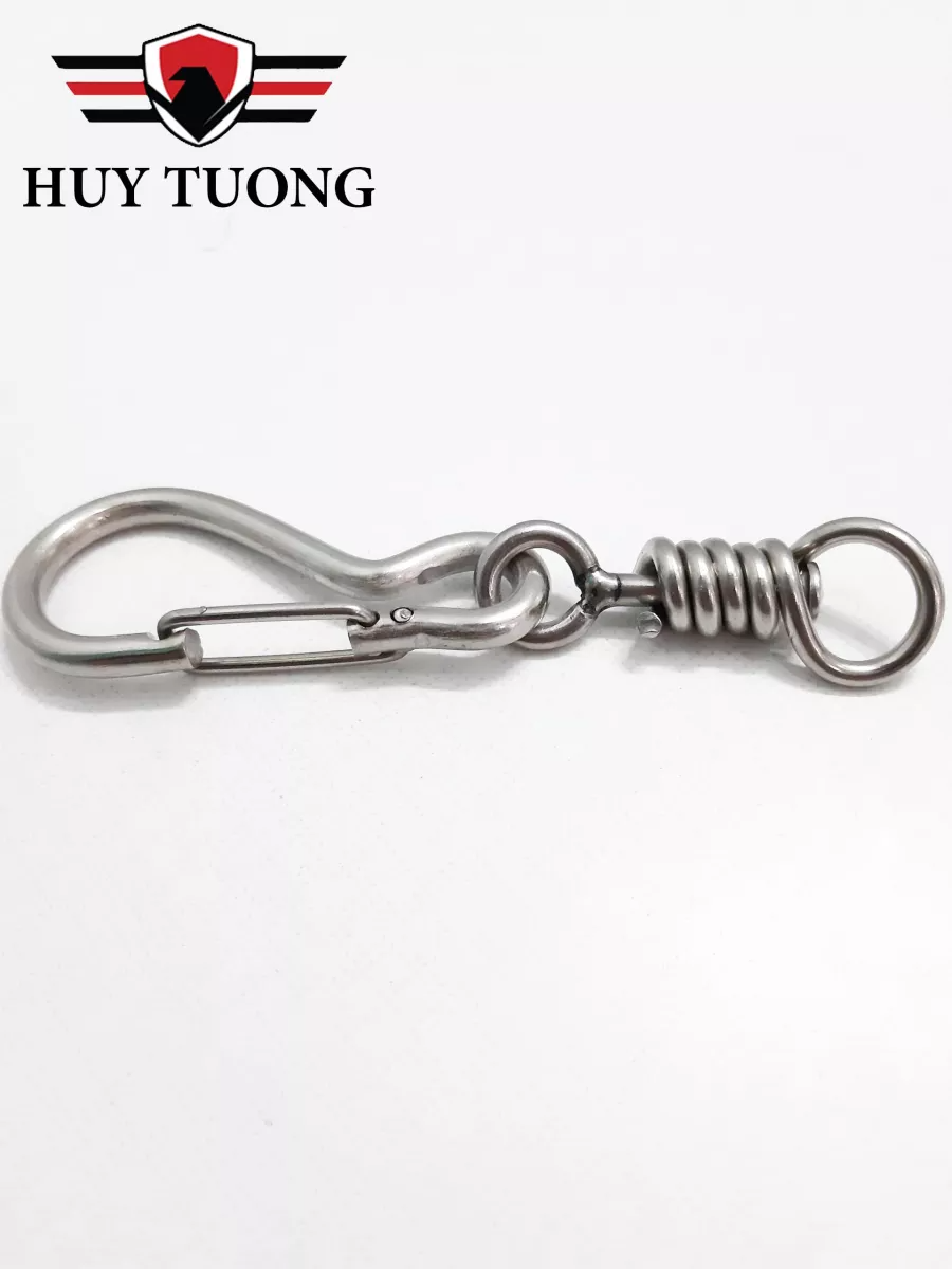 Móc khóa, móc cài treo chìa khóa 4 size Inox 304 Cao Cấp - Huy Tưởng