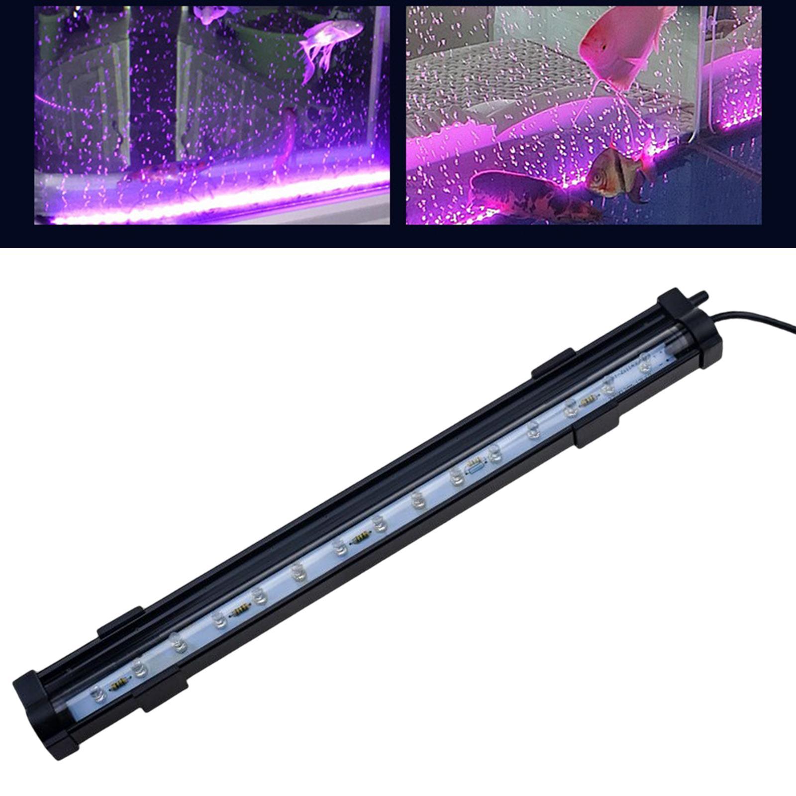 LED Aquarium Light Fish Tank Lamp Submersible Underwater Light Waterproof